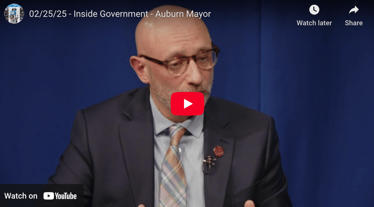 INSIDE GOVERNMENT: Auburn mayor talks managing growth and challenges (webcast)
